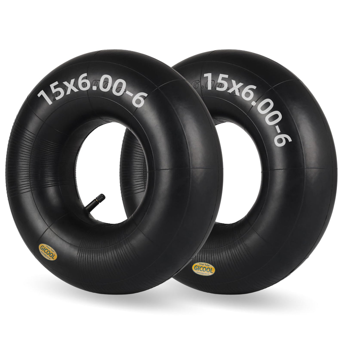 GICOOL 15x6-00-6 inner tube in package ready for lawn equipment replacement.
