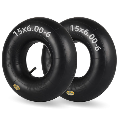 GICOOL 15x6-00-6 inner tube in package ready for lawn equipment replacement.