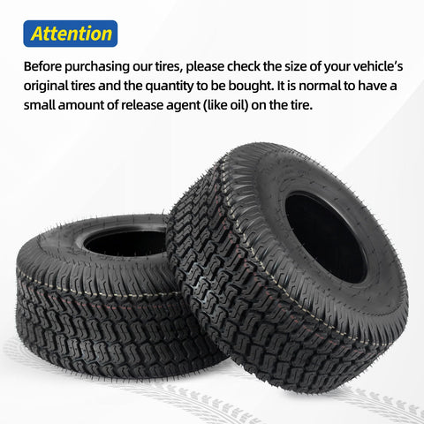 GICOOL 15x6-6 tubeless tires reduce downtime and maintenance tasks