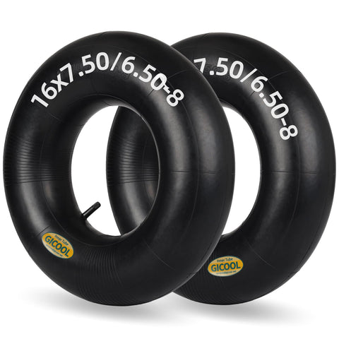 GICOOL 16x6-50-8 inner tube with TR-13 valve for quick lawn equipment replacement.