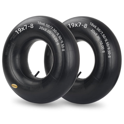 GICOOL 18x8.50/9.50-8 inner tube with TR13 valve, two-pack.