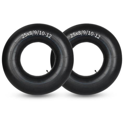 GICOOL 25x8/9/10-12 inner tube with TR6 valve for ATVs and tractors