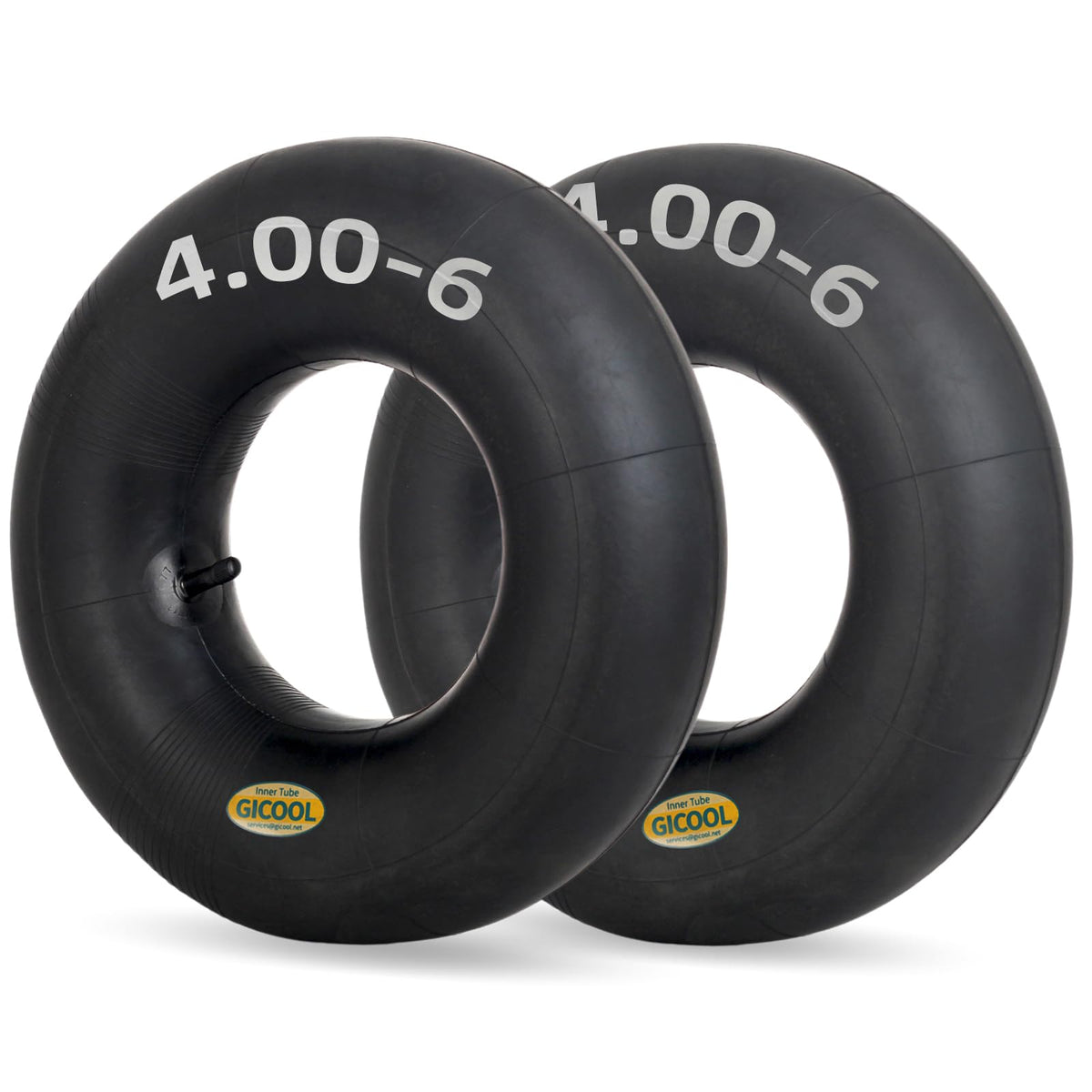 GICOOL 4.00-6 inner tube with TR-13 valve for wheelbarrow replacement