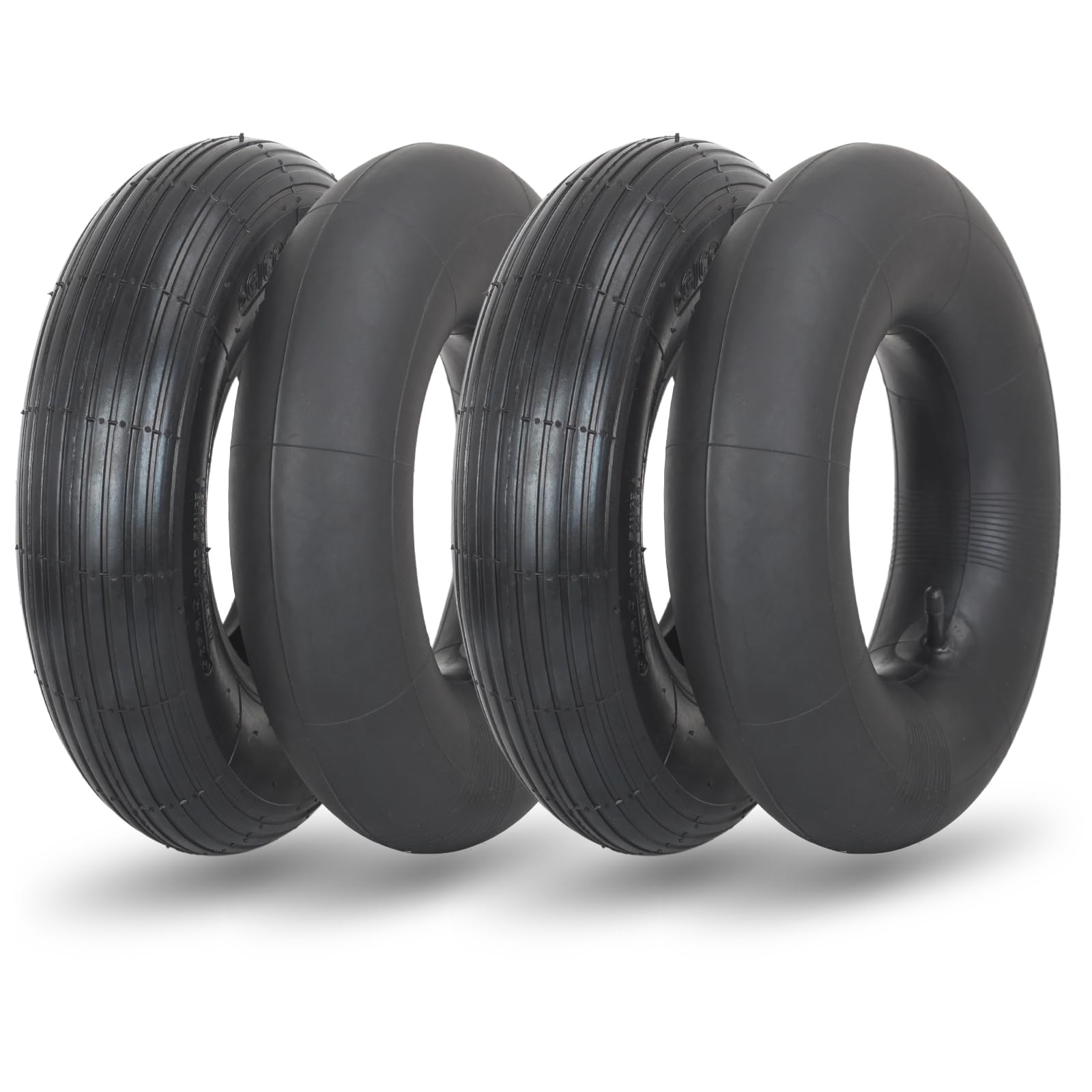 GICOOL 4.00-6 outer tire close-up showing wear-resistant tread for durability