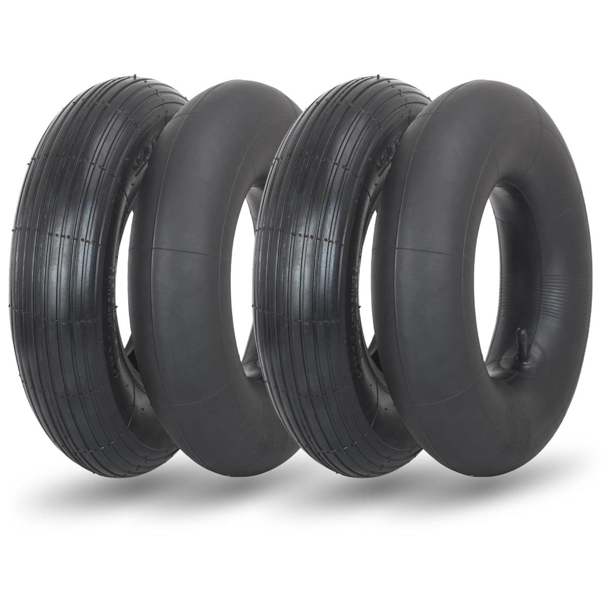 GICOOL 4.00-6 outer tire close-up showing wear-resistant tread for durability