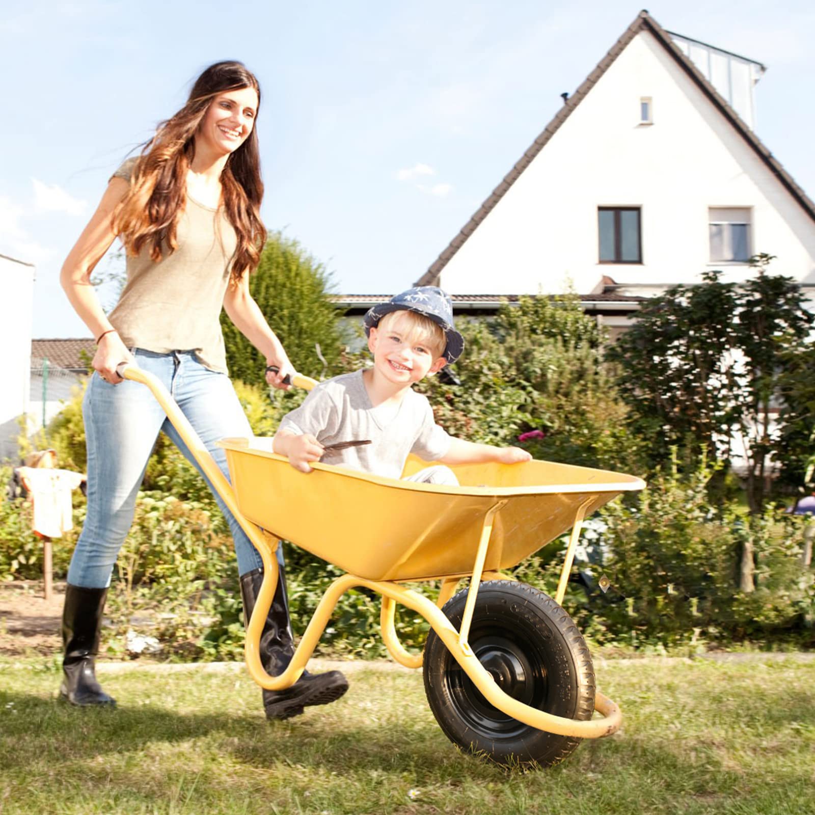 GICOOL 6-inch centered hub ensures stable mounting and balanced rolling
