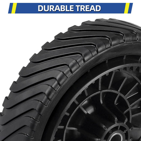 Durable 8-inch GICOOL lawn wheel designed for everyday yard work