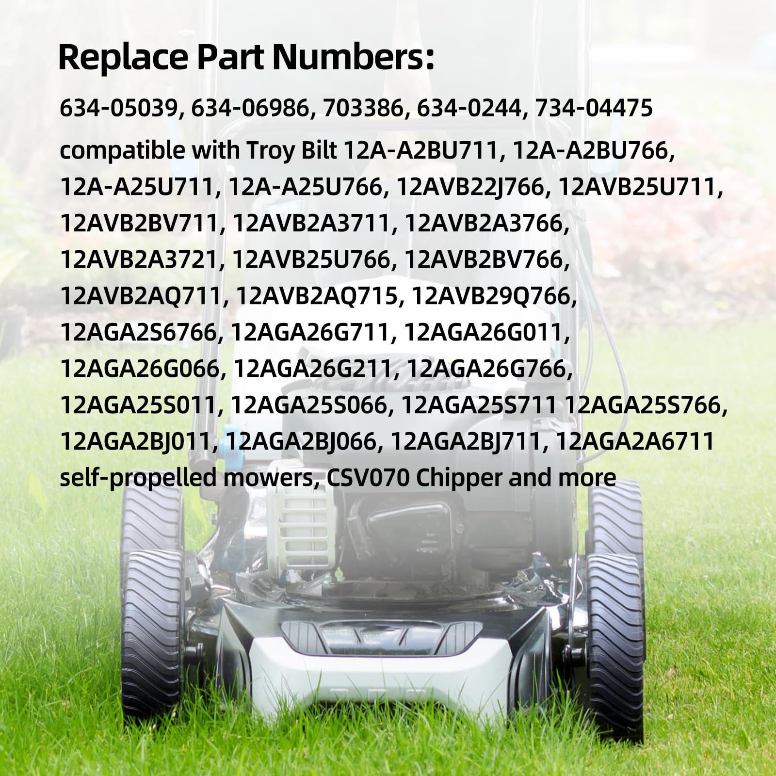 Two-pack of GICOOL lawn wheels for easy replacement and long use