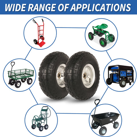 GICOOL axle bore 5/8inch fits standard axles for easy installation.
