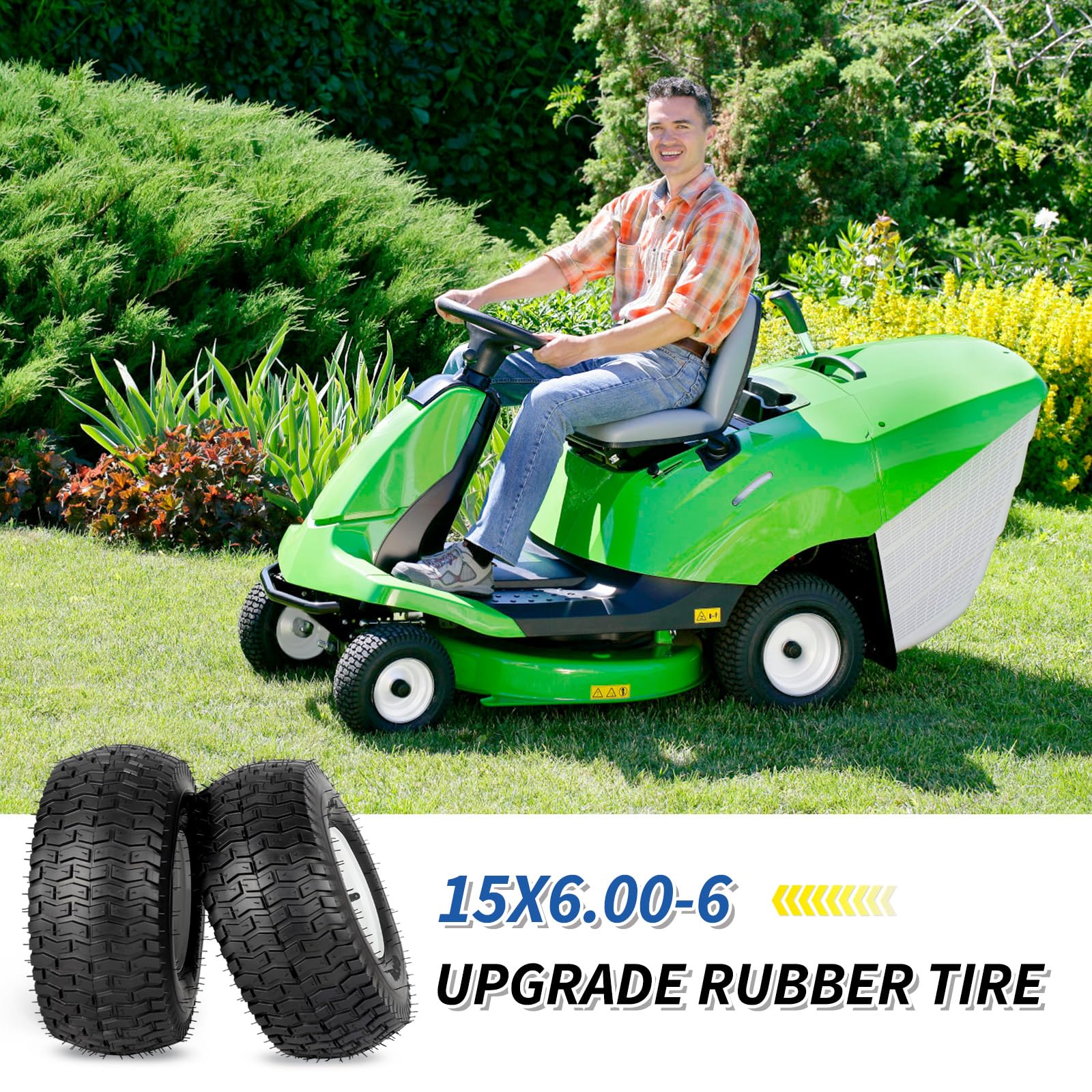 GICOOL compatibility guide image showing John Deere and Husqvarna compatibility.