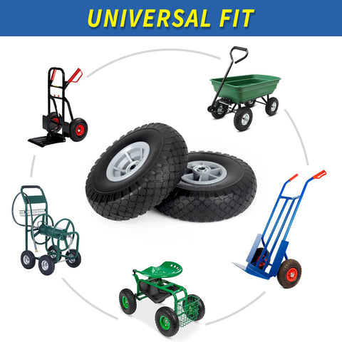 GICOOL Cosco hand truck replacement wheel set boosts cart performance.