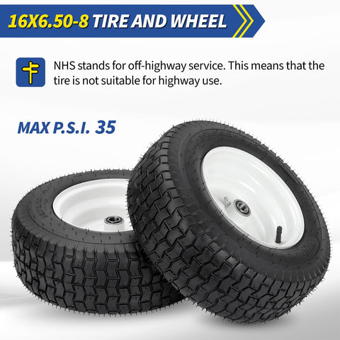 GICOOL durable lawn tractor wheel for steady mowing
