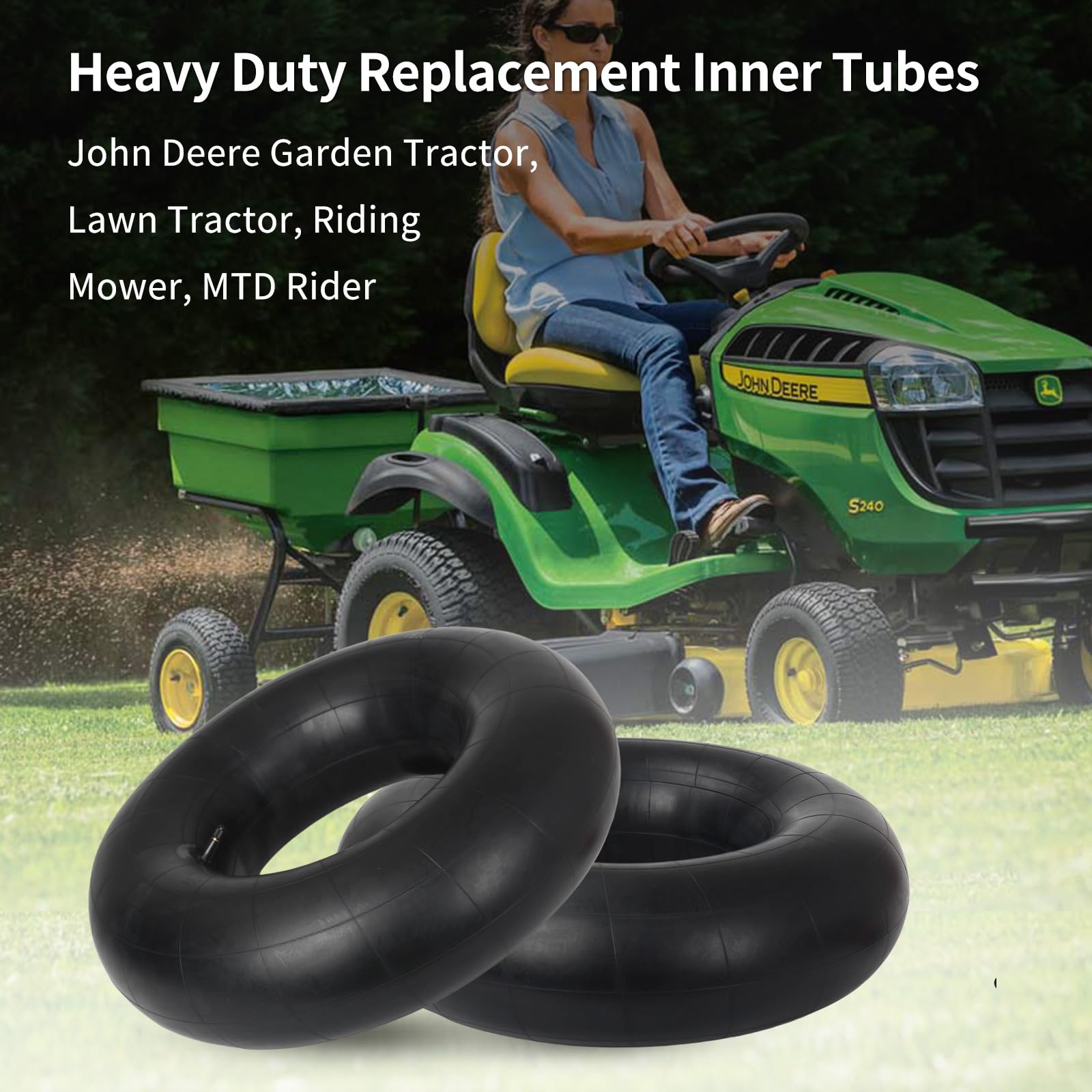 GICOOL easy-install inner tube for quick mower replacement.