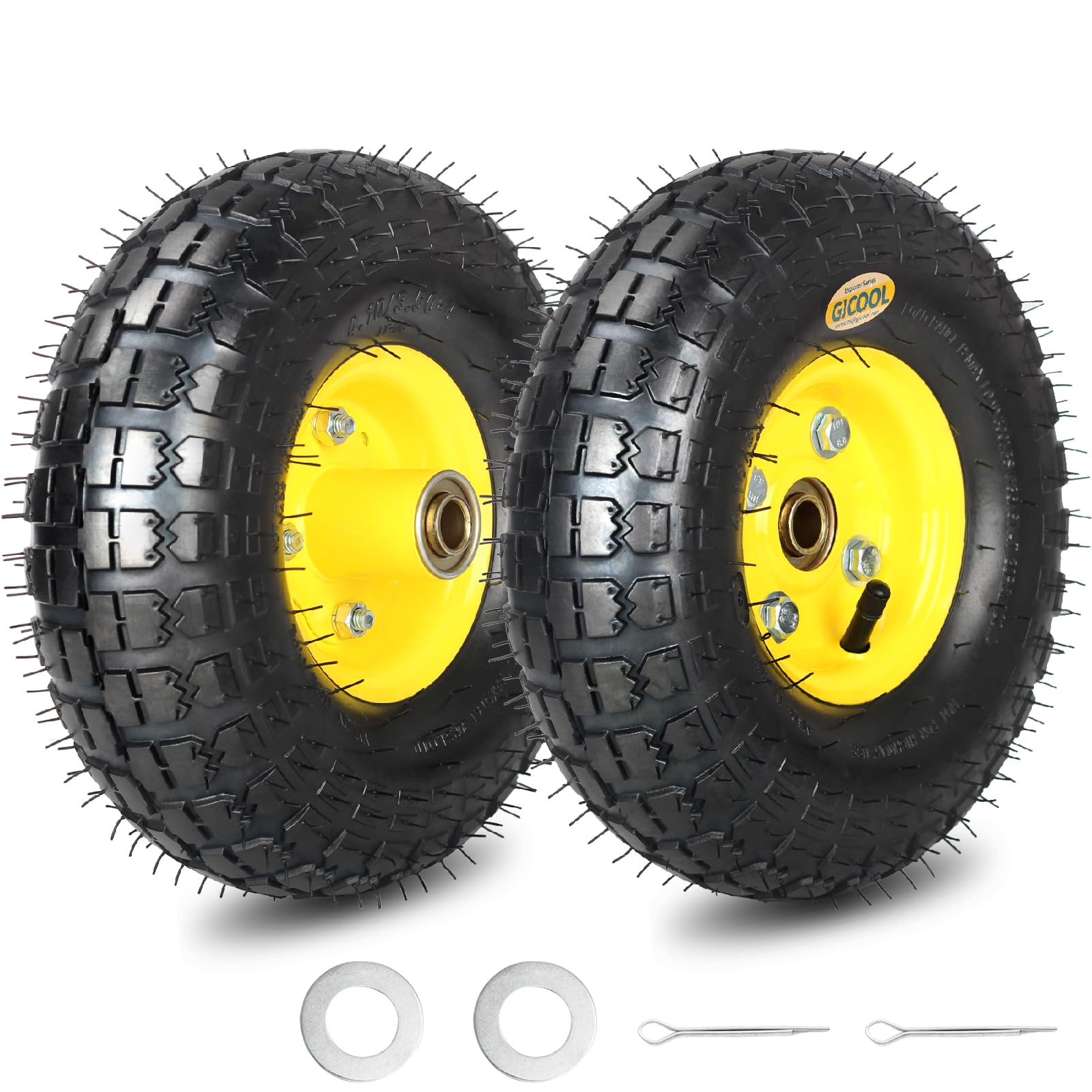 GICOOL Explorer Series 10-inch tire side view with durable grip