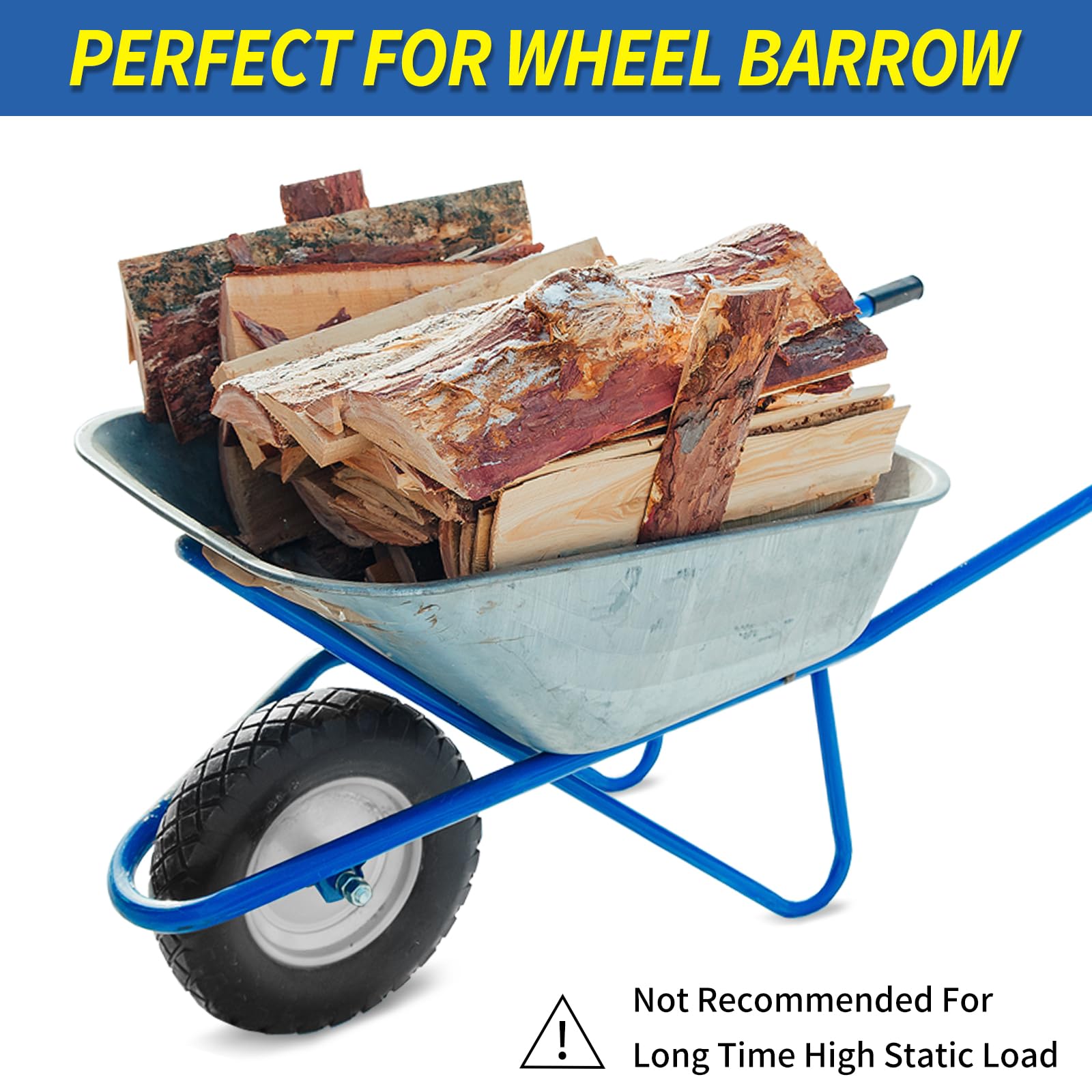GICool garden wagon wheel assembly enhances trolley stability on uneven ground.