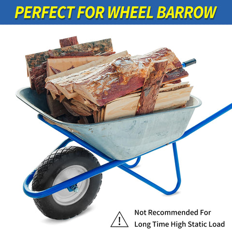 GICool garden wagon wheel assembly enhances trolley stability on uneven ground.