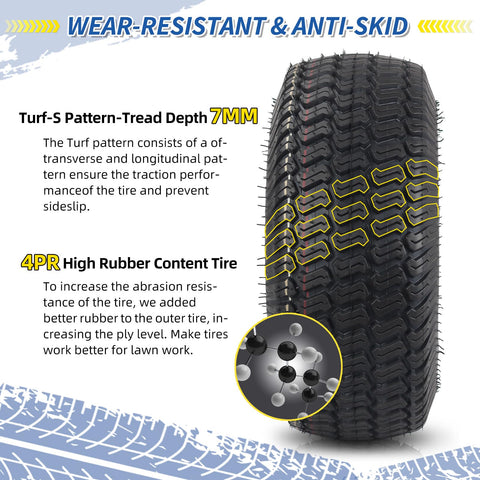 GICOOL Tubeless tires enable easier installation and reliable front tire replacement.