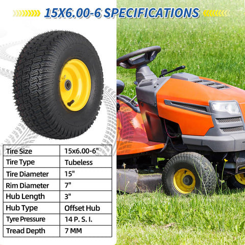 GICOOL John Deere 100 and 300 series compatibility for front tires.