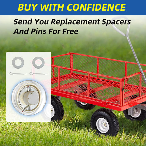 GICOOL lawn mower and go-kart use-case tire enables reliable rolling.