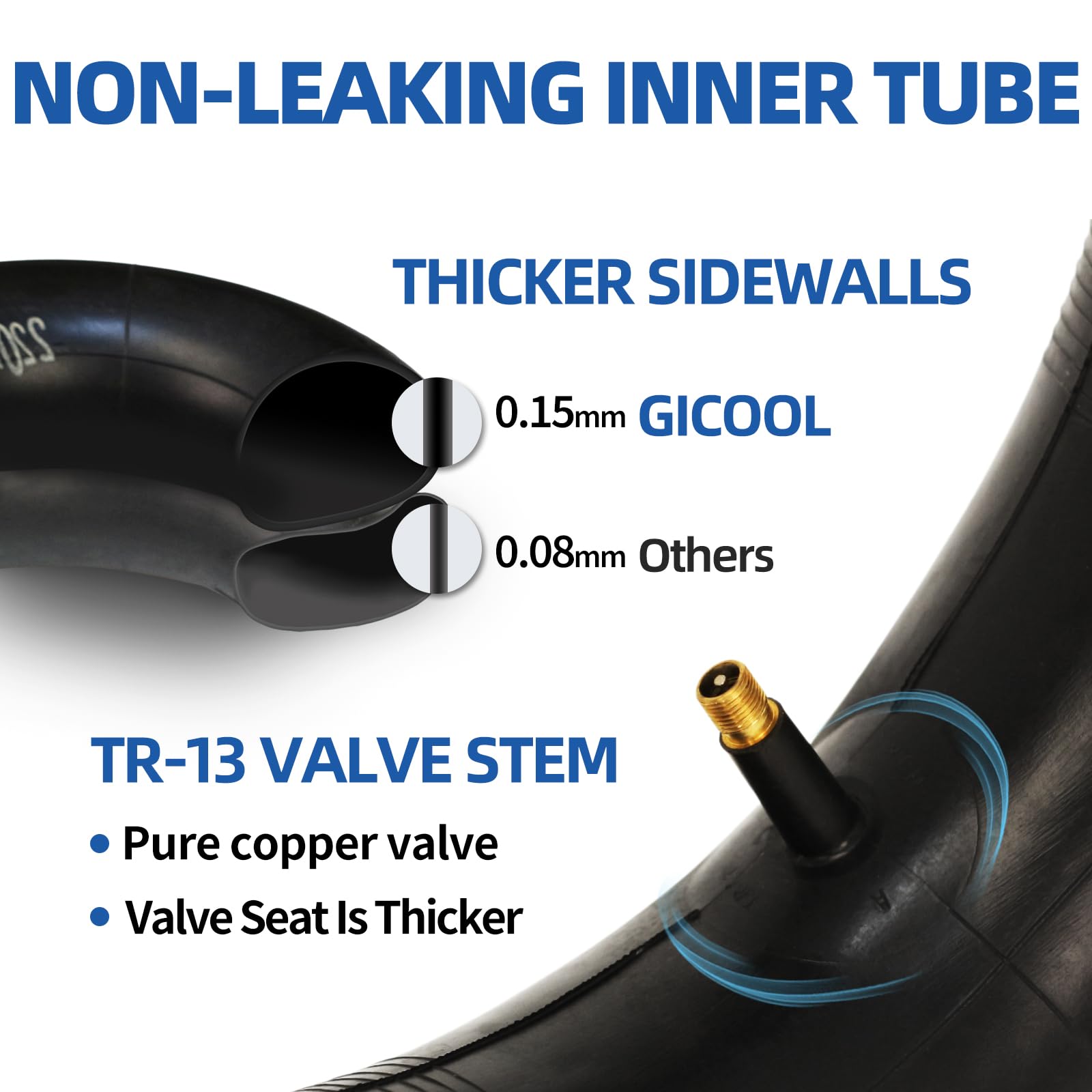 GICOOL replacement set packaging with two tires and two inner tubes