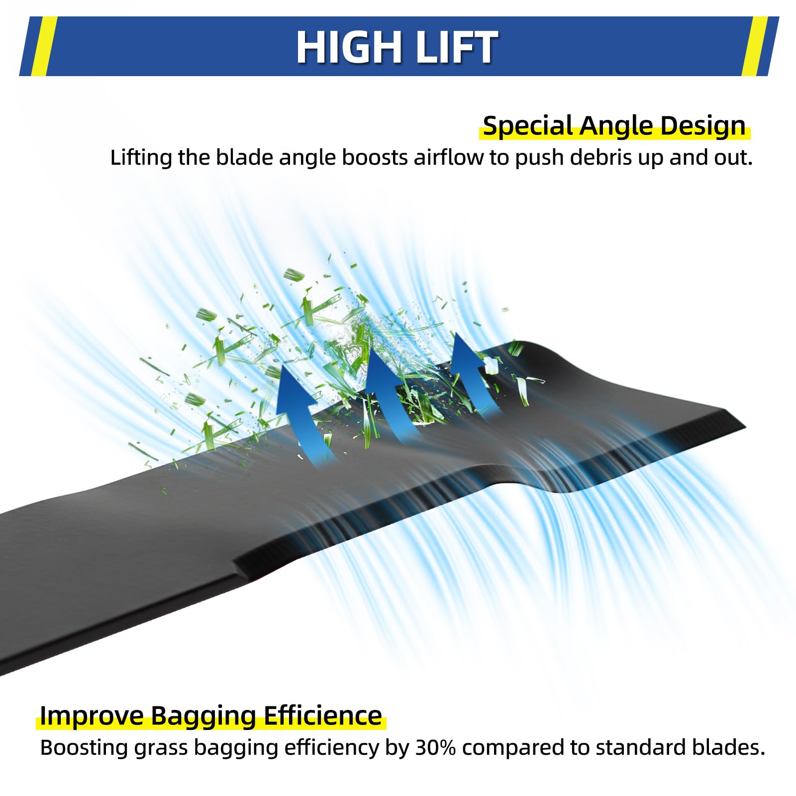 GICOOL precision-cutting edge delivers smooth mowing across varied lawn conditions.