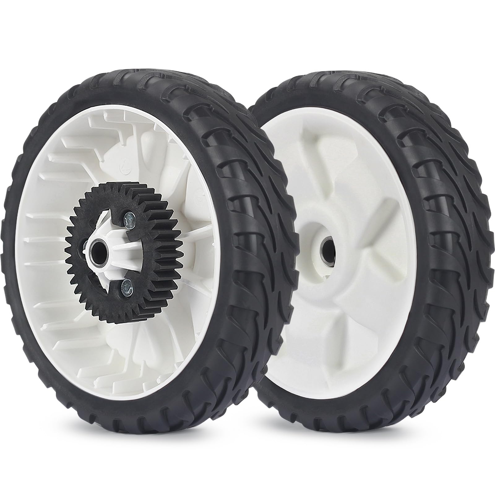 GICOOL 8-inch rear wheel with rubber tread for Toro Recycler mower