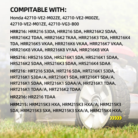 GICOOL rear wheel compatible with HRR216, HRS216, HRT216 series