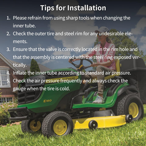 GICOOL riding mower application in yard demonstrates real-world practicality.