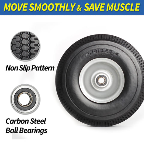 GICOOL sealed carbon steel bearings ensure smooth rotation.