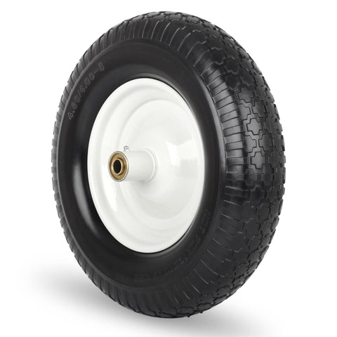 GICOOL solid wheelbarrow tire with 4.80/4.00-8 sizing for reliable yard work