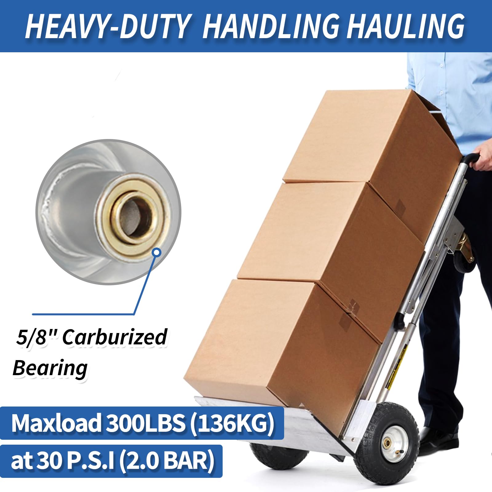 GICOOL thickened steel rim and welded hub support heavy loads.