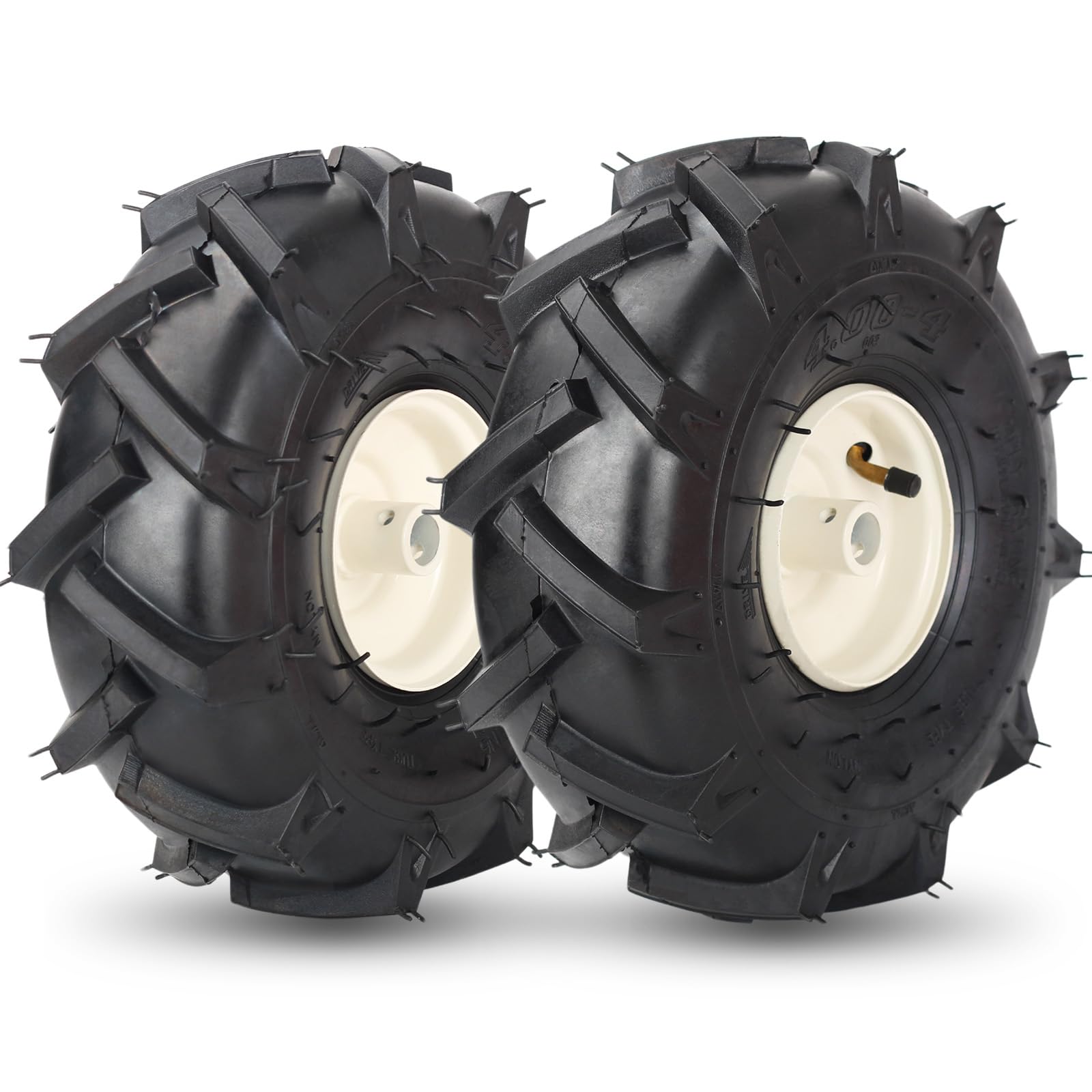 GICOOL tiller tire left wheel close-up for quick replacement