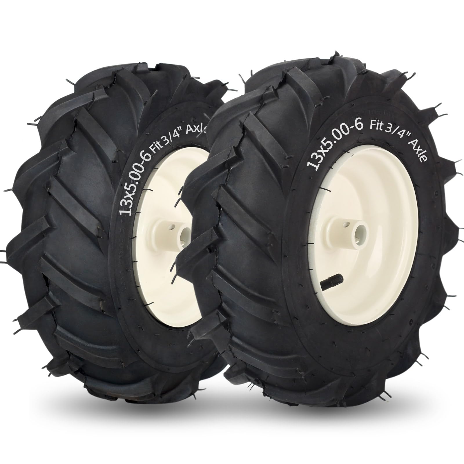 GICOOL tiller tire left side, 13x5-6, for reliable garden traction