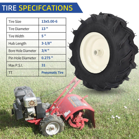 GICOOL heavy-duty 4-ply tread delivers strong grip on moist soil
