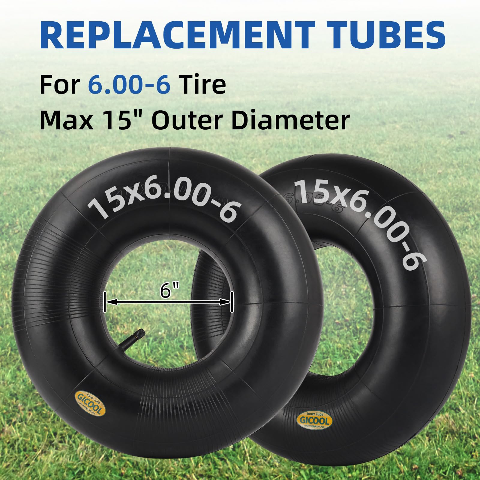 GICOOL inner tube with TR-13 valve stem for reliable inflation.