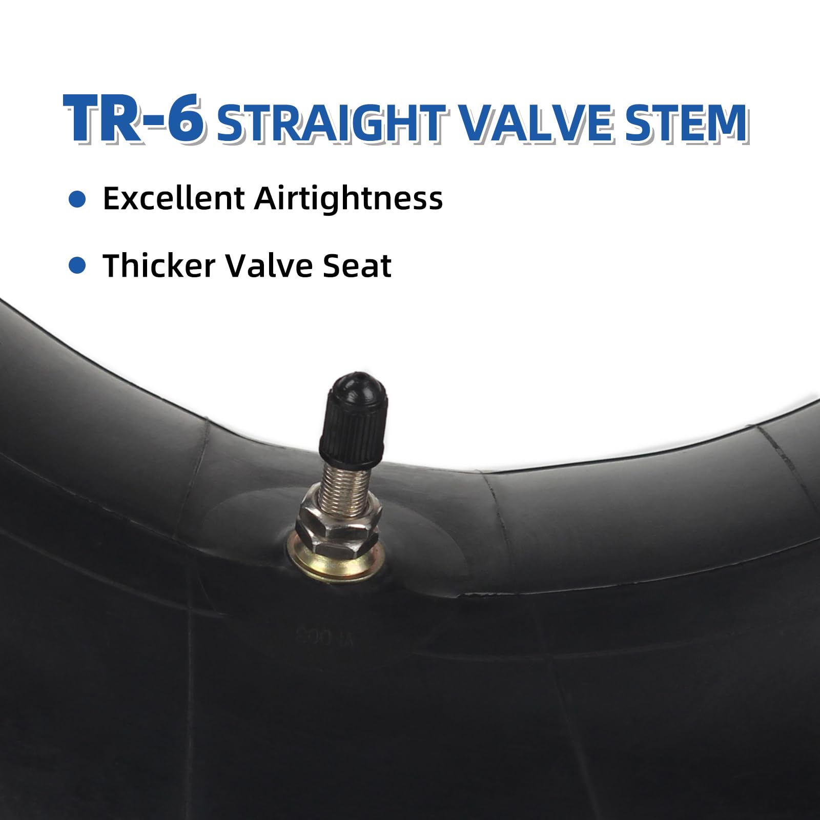 GICOOL straight TR6 valve stem enables easy inflation