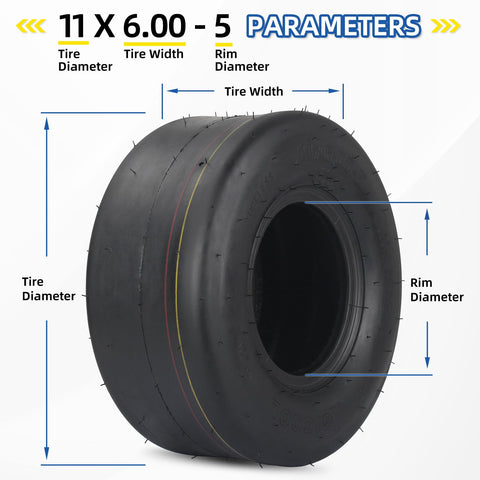GICOOL tubeless tire for riding mowers improves turf contact