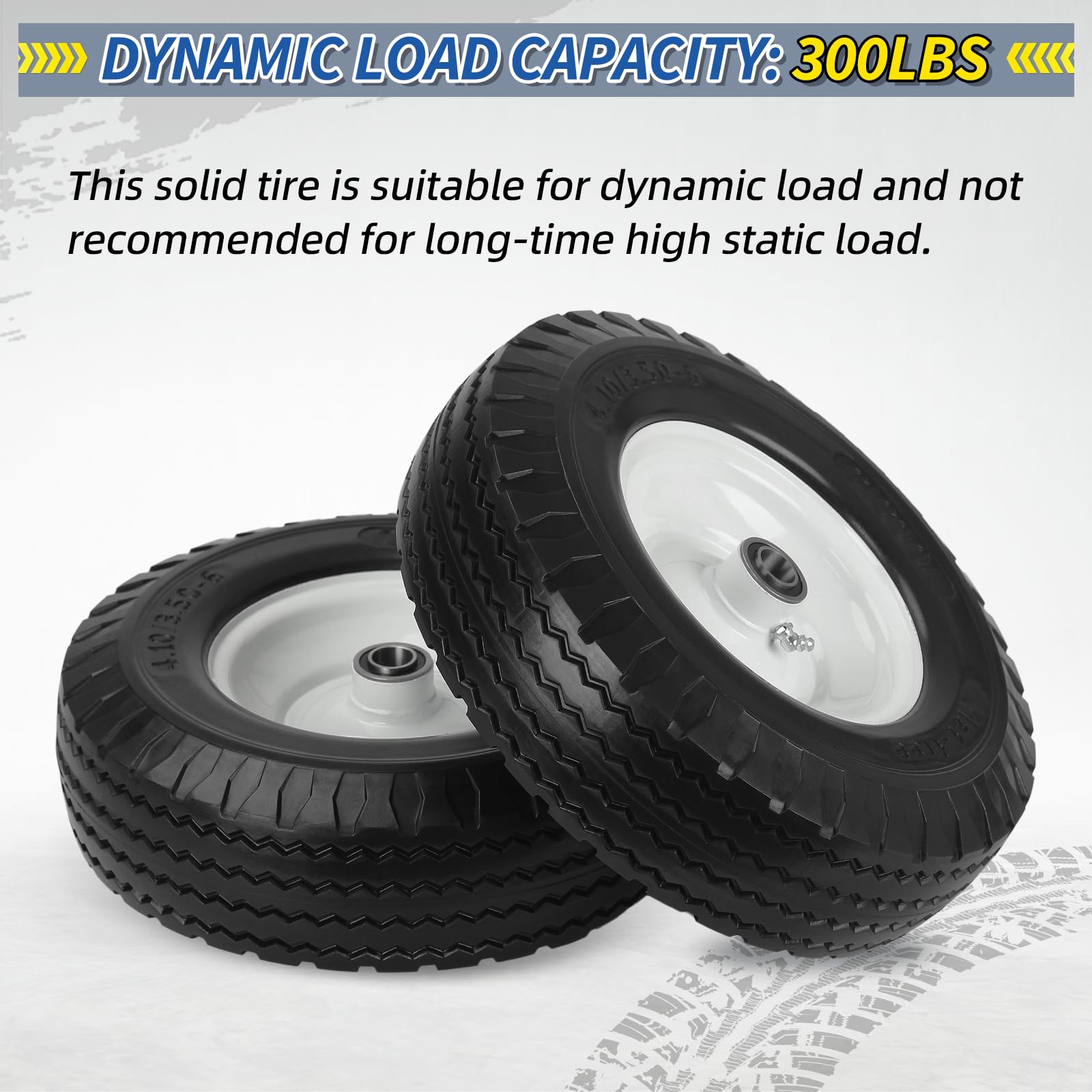GICOOL two-pack replacement tires for spare carts