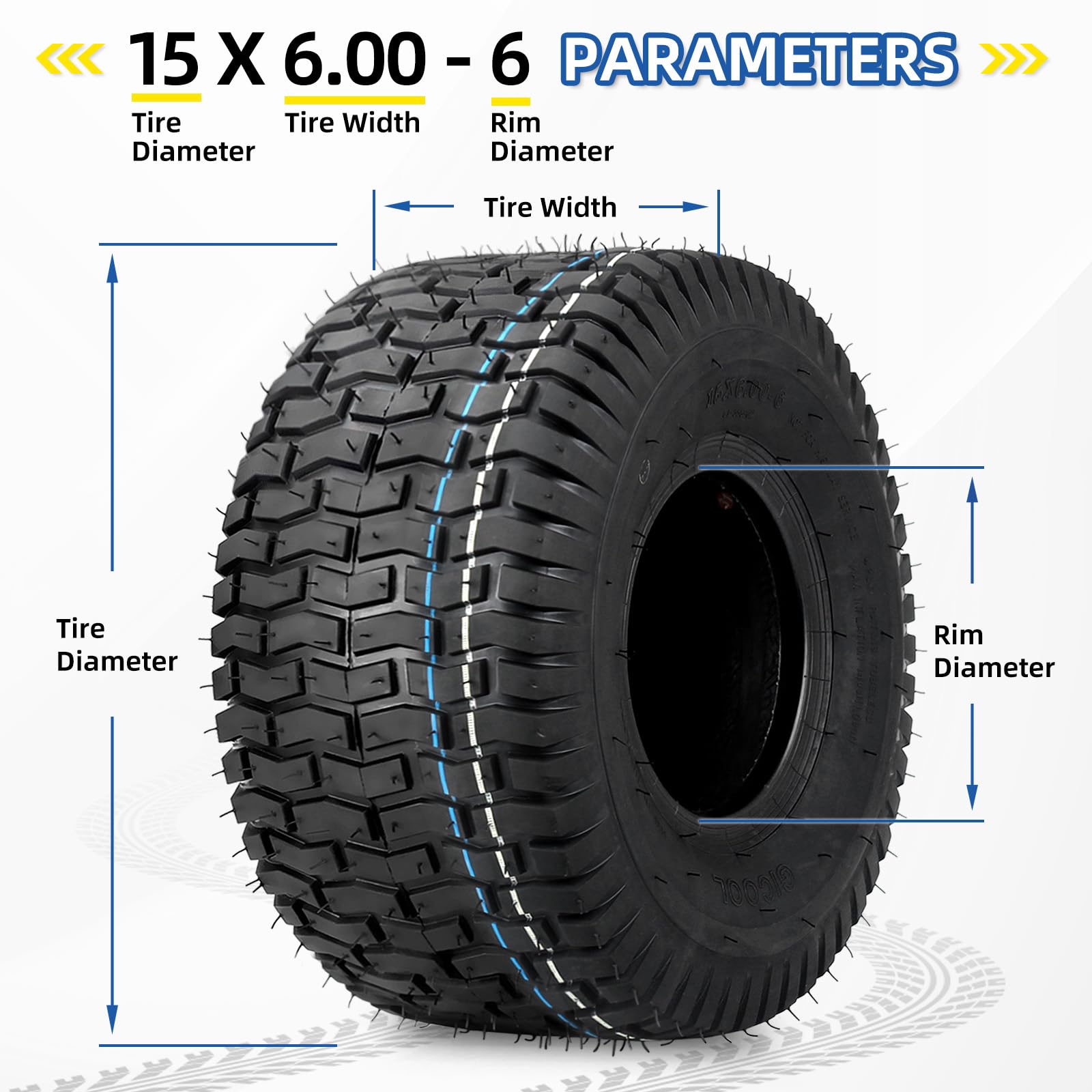 GICOOL two-tire pack image showing value and ready-to-install set