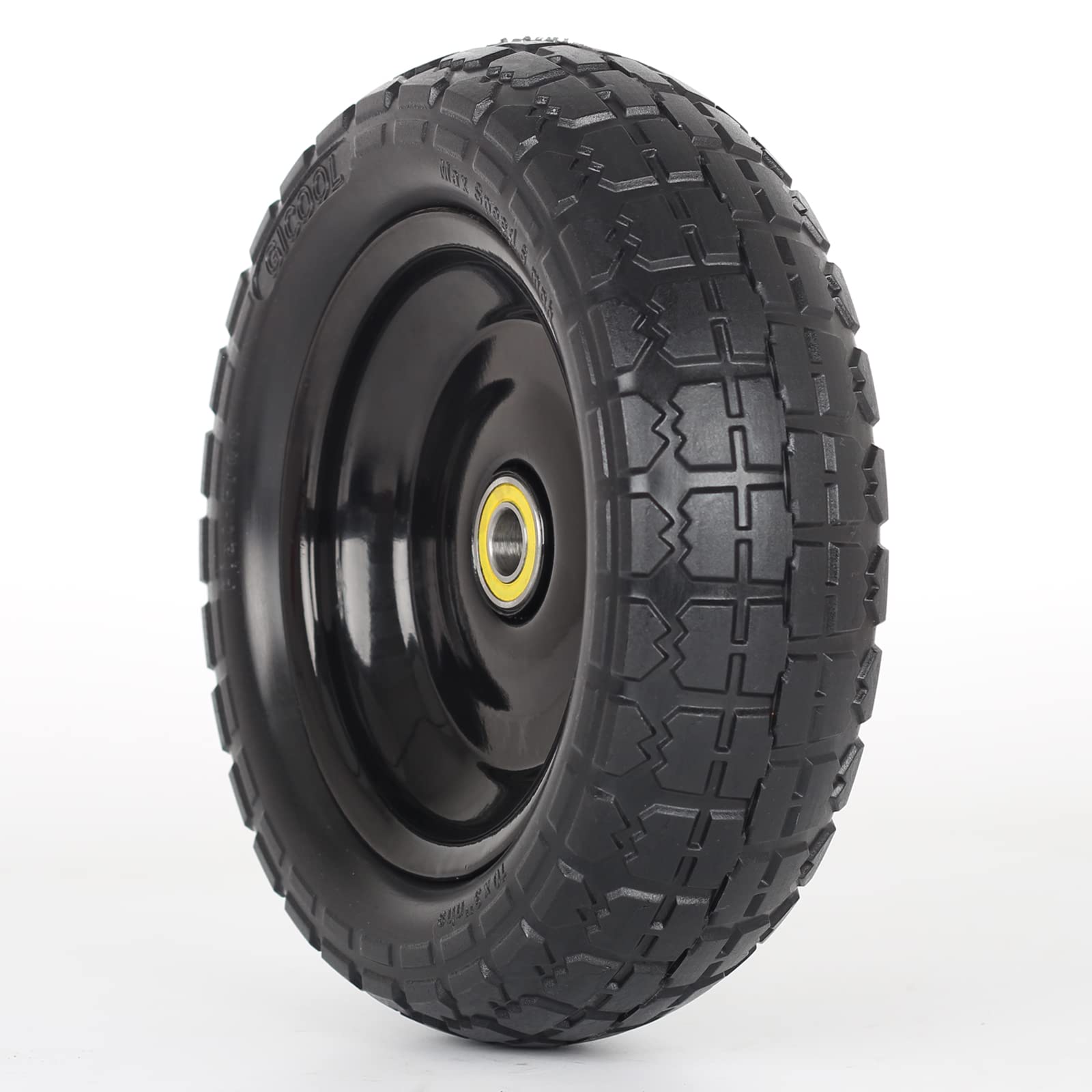 GICOOL universal-fit tire shown mounted on a cart.
