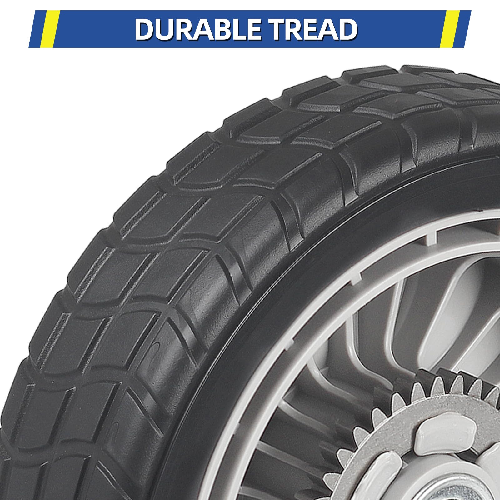 GICOOL 8-inch wheel pair boosts mower stability on uneven turf