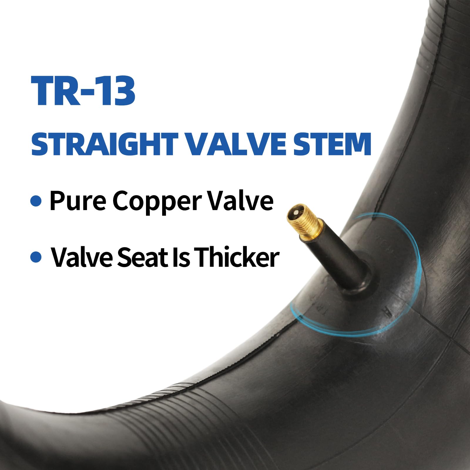 GICOOL airtight inner tube with reinforced valve seat prevents leaks during use.