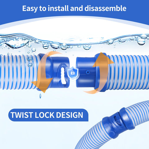 GIESIOE lightweight yet durable hose for extended pool maintenance sessions