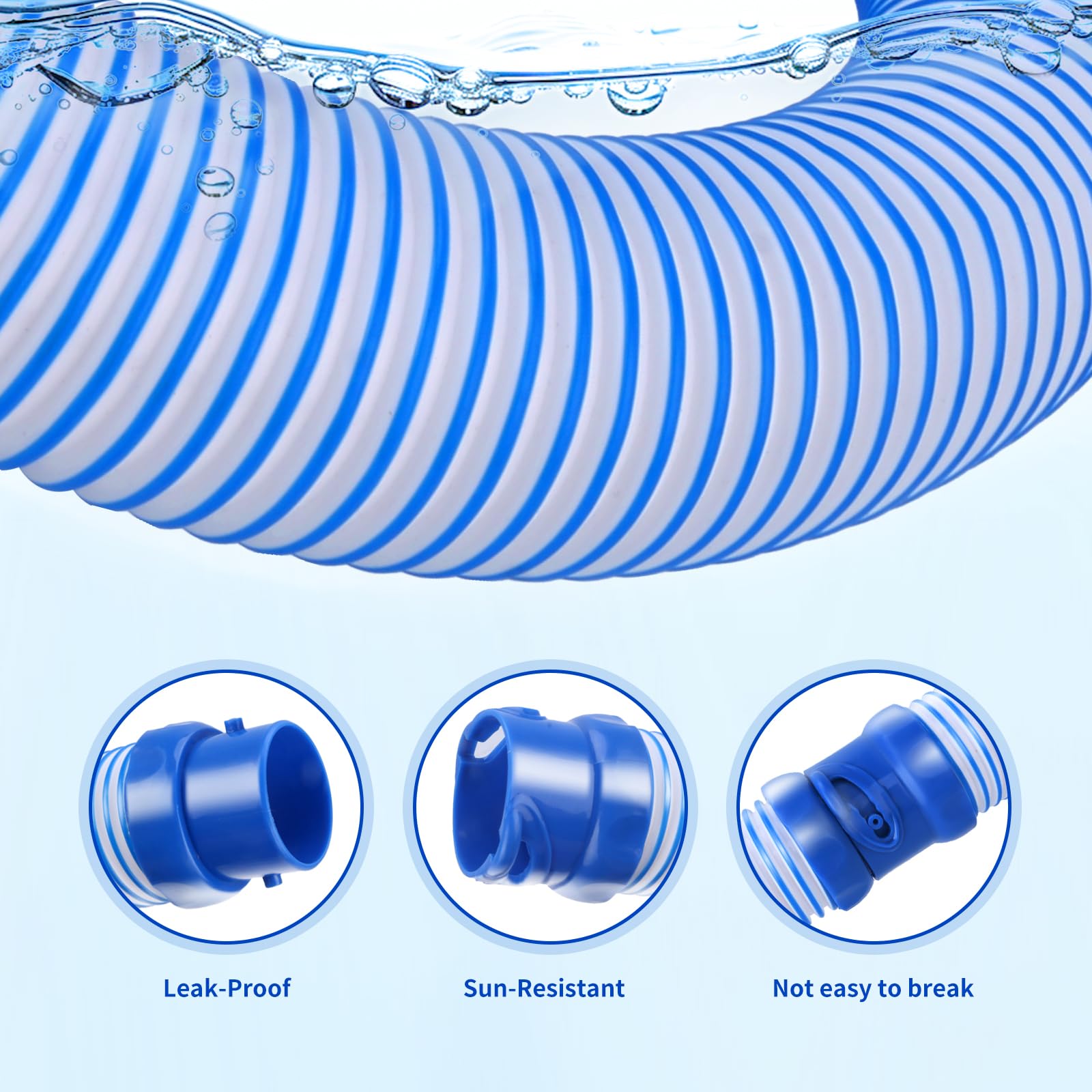 GIESIOE hose compatible with Zodiac MX6 and MX8 systems for easy upgrades