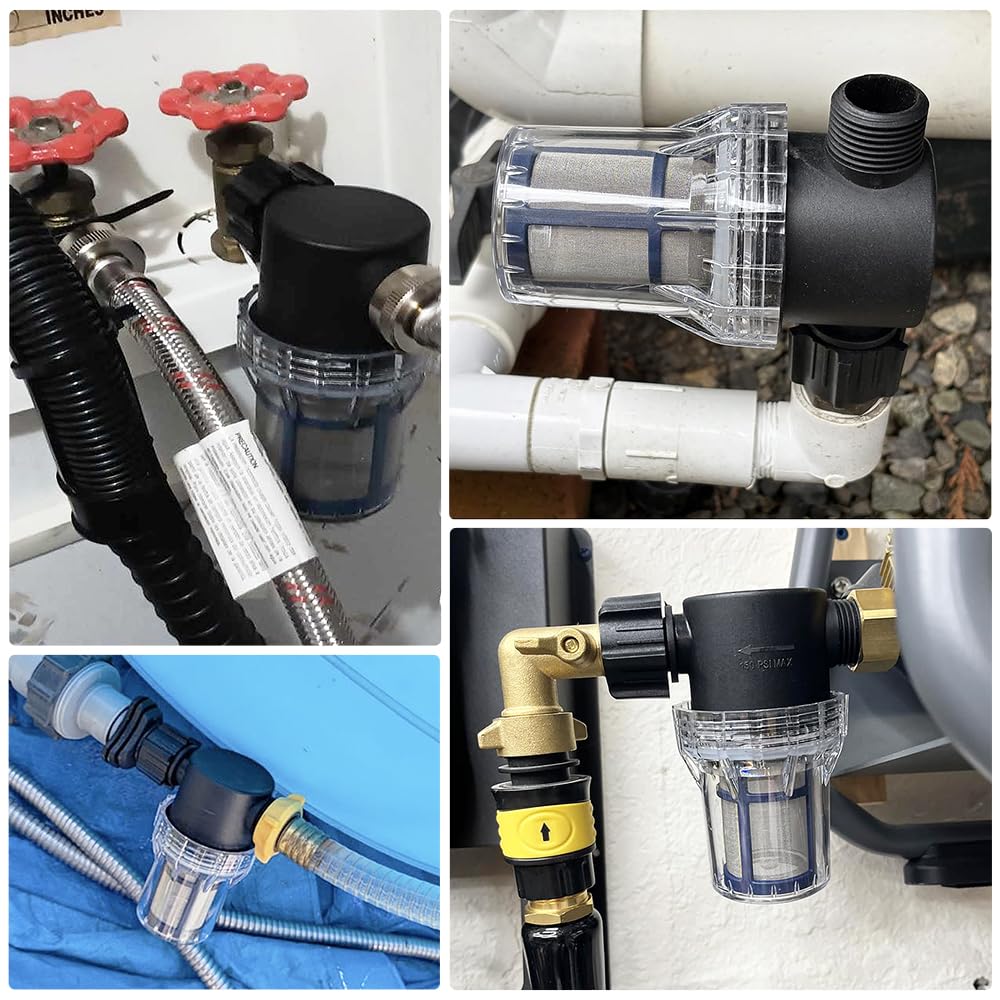 GIEXSMART 3/4 inch NH threads fit common hoses for seamless setup.
