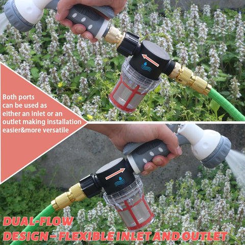 GIEXSMART rugged filter body supports up to 150 PSI for demanding outdoor tasks.