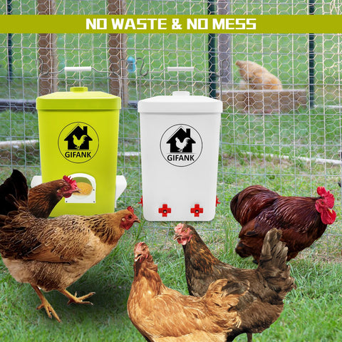 GIFANK anti-roosting cone cover keeps bucket clean.