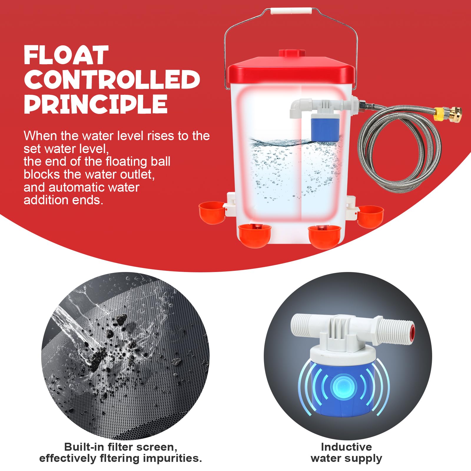 GIFANK BPA-free materials ensure safe, durable coop equipment