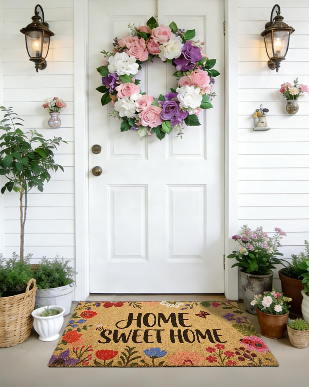 Gifeas mat sized 30x17 inches fits standard doorways and high-traffic areas