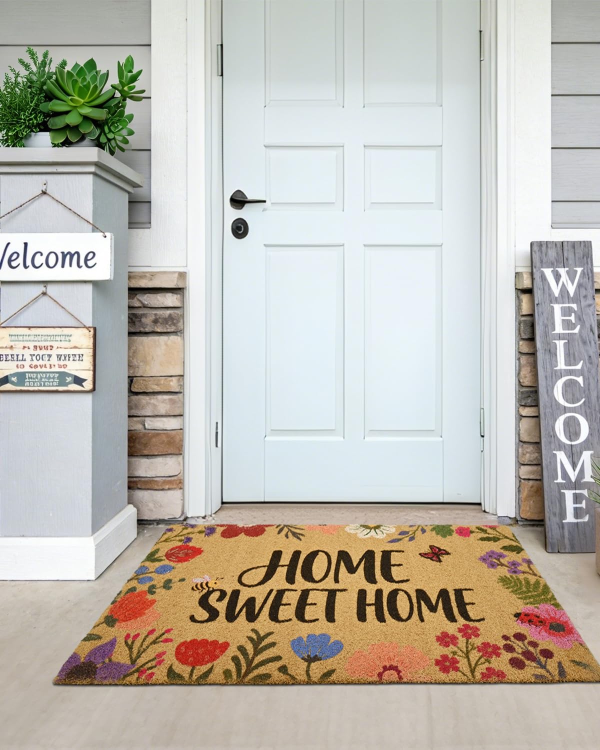 Gifeas indoor-outdoor rug complements modern and farmhouse decor
